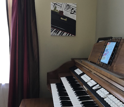 Organ in our Nampa studio